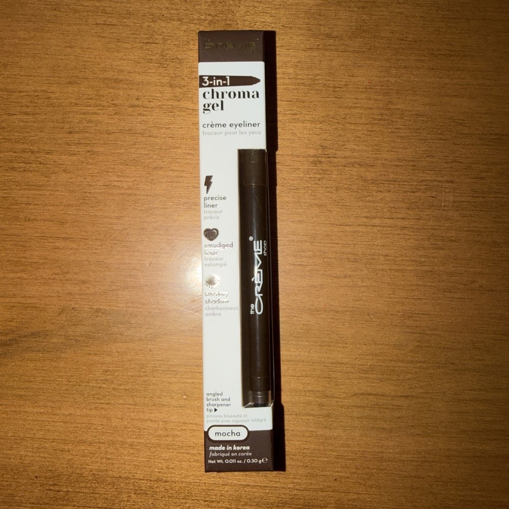 NEW The Creme Shop 3-in-1 Chroma Gel Crème Eyeliner - Mocha